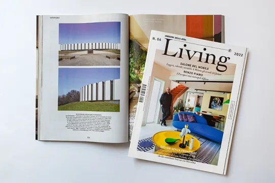 L’avveniristica ex-sede di Burgo diventa set per le novità di design su Living
