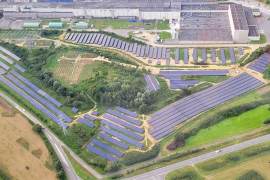 Completato il parco fotovoltaico da 9,8 MW nello stabilimento di Burgo Ardennes
