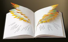 2001 / Milton Glaser, Paper Wings